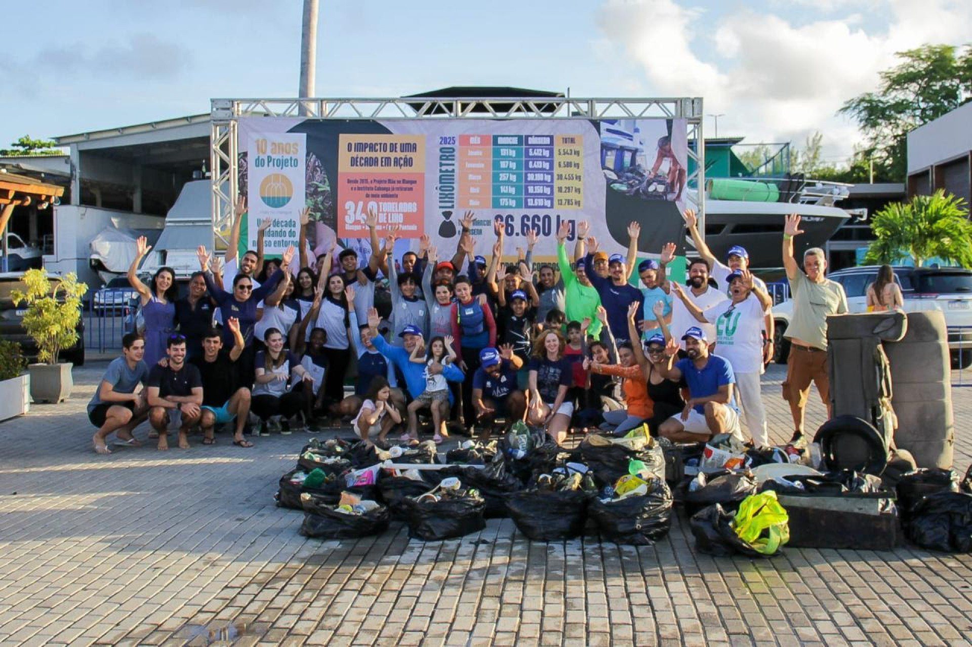 II Regata Cabanga do Meio Ambiente reúne 31 velejadores e recolhe 382kg de resíduos na Bacia do Pina