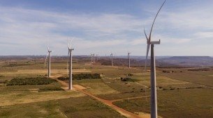 Complexo Ventos de São Zacarias na divisa dos estados do PI e PE.