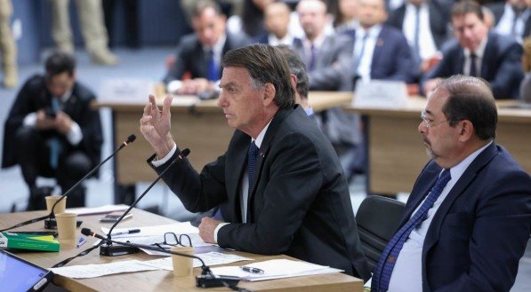 Ex-presidente Jair Bolsonaro (PL) presta depoimento no Supremo Tribunal Federal (STF), nesta terça-feira (10)