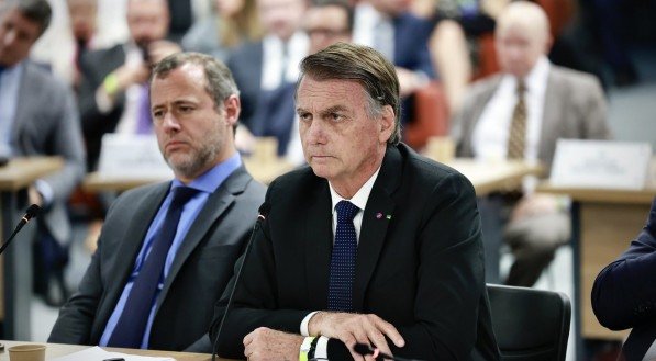 Ex-presidente Jair Bolsonaro (PL) participa de interrogatório no Supremo Tribunal Federal (STF), nesta terça-feira (10)