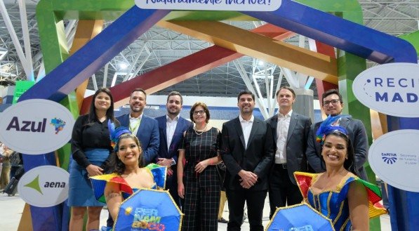 Na tarde desta terça-feira (10), foi realizada a cerimônia oficial de corte de fita no Aeroporto Internacional do Recife