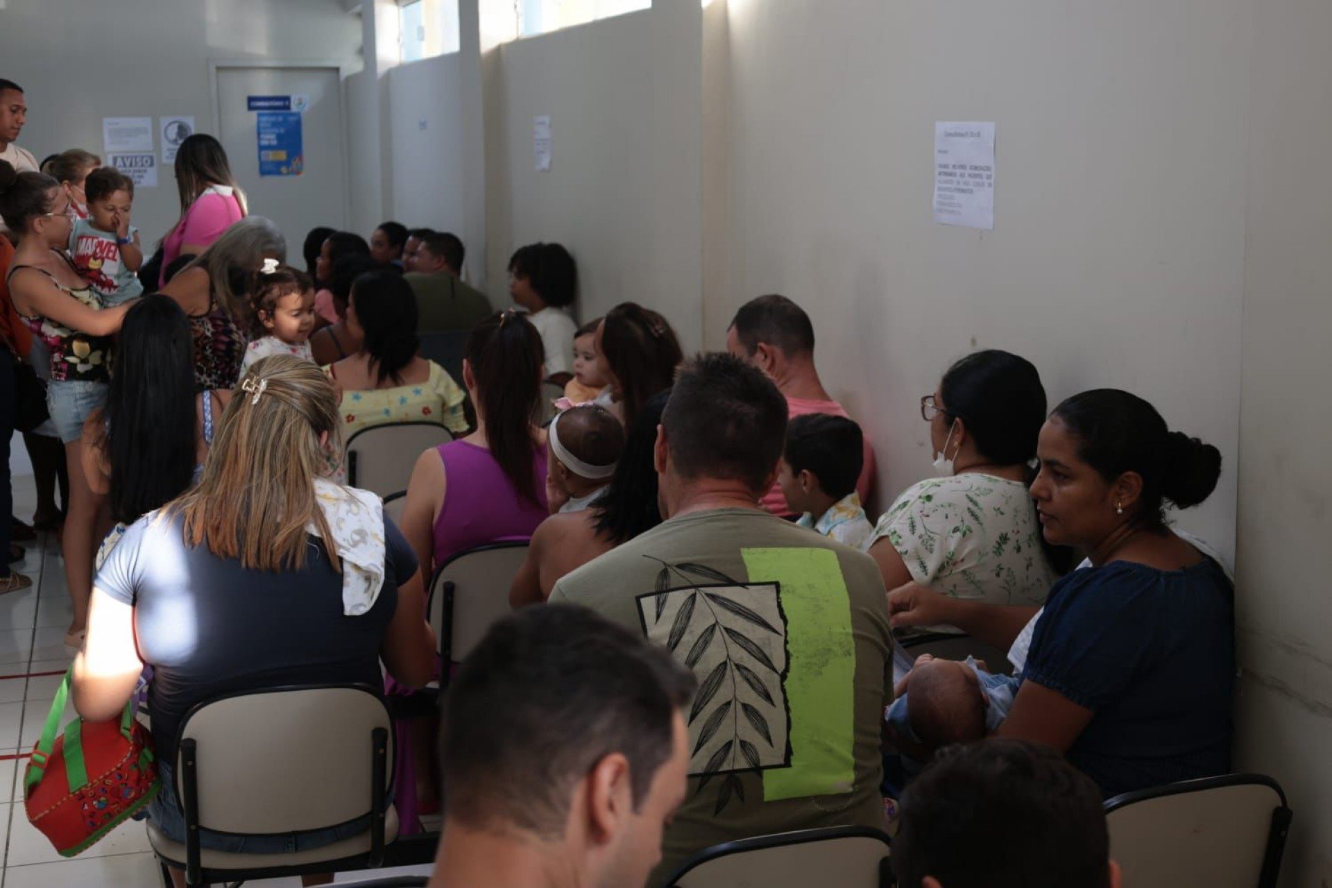 O atendimento na unidade de saúde é realizado por ordem de chegada