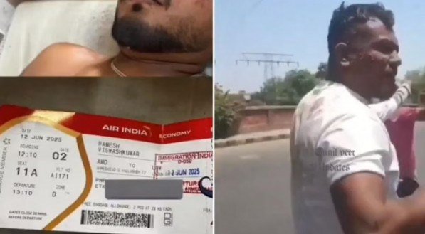 Sobrevivente do acidente aéreo apareceu em vídeos, logo após o ocorrido, andando atordoado