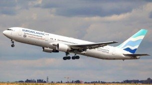 Avião da empresa Euroatlantic