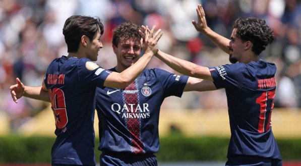 Fabián Ruiz, Vitinha, Mayulu e Lee Kang-In garantiram a vitória da equipe francesa por 4 a 0