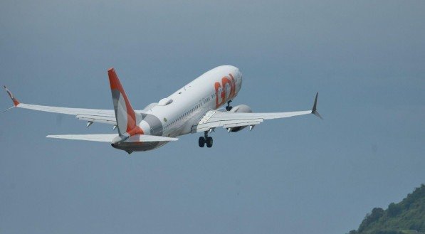 Imagem do Boeing 737 MAX, da GOL