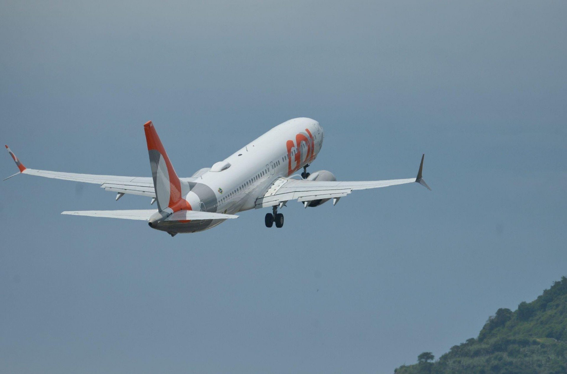 Imagem do Boeing 737 MAX, da GOL
