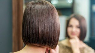Imagem ilustrativa de uma mulher com cabelo cortado!