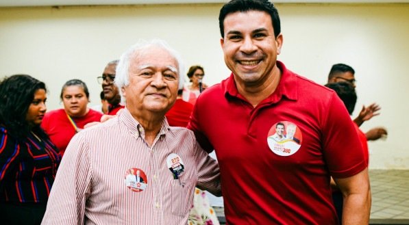 Os candidatos à presidência estadual do PT, Fernando Ferro e Carlos Veras
