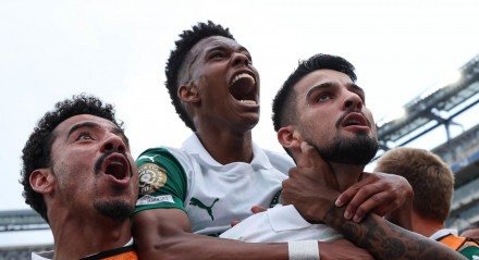 Imagem da partida do Palmeiras no Mundial de Clubes
