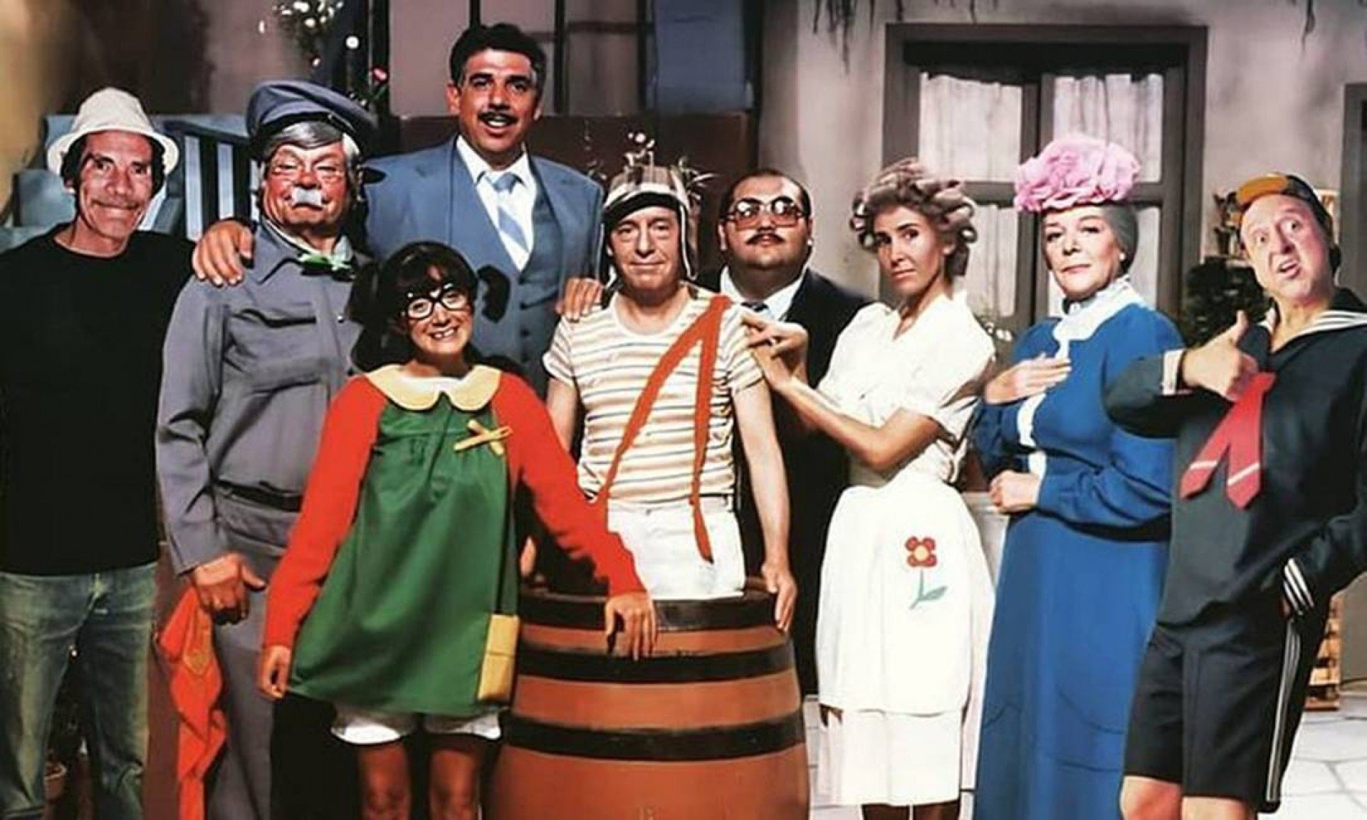 Elenco da Turma do Chaves reunido