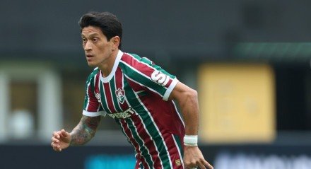 Germán Cano entrando em campo pelo Fluminense no Mundial de Clubes 2025