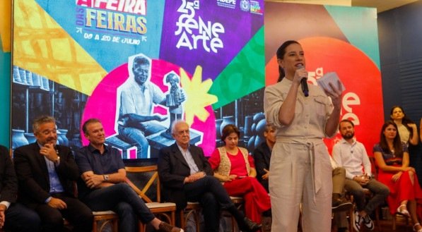 Governadora Raquel Lyra apresentou a 25ª edição da Fenearte