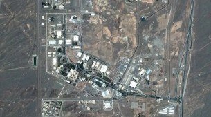 Imagem aérea da Usina de Natanz