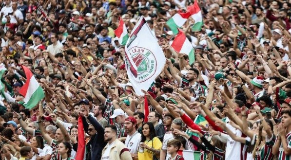 Torcida tricolor se reuniu em Nova Iorque, em um dos principais pontos turísticos da cidade, antes da segunda rodada da Copa do Mundo de Clubes.