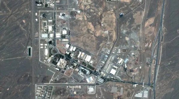Imagem aérea da Usina de Natanz