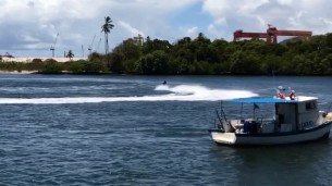 Região da Praia de Suape concentra as buscas desde o último sábado
