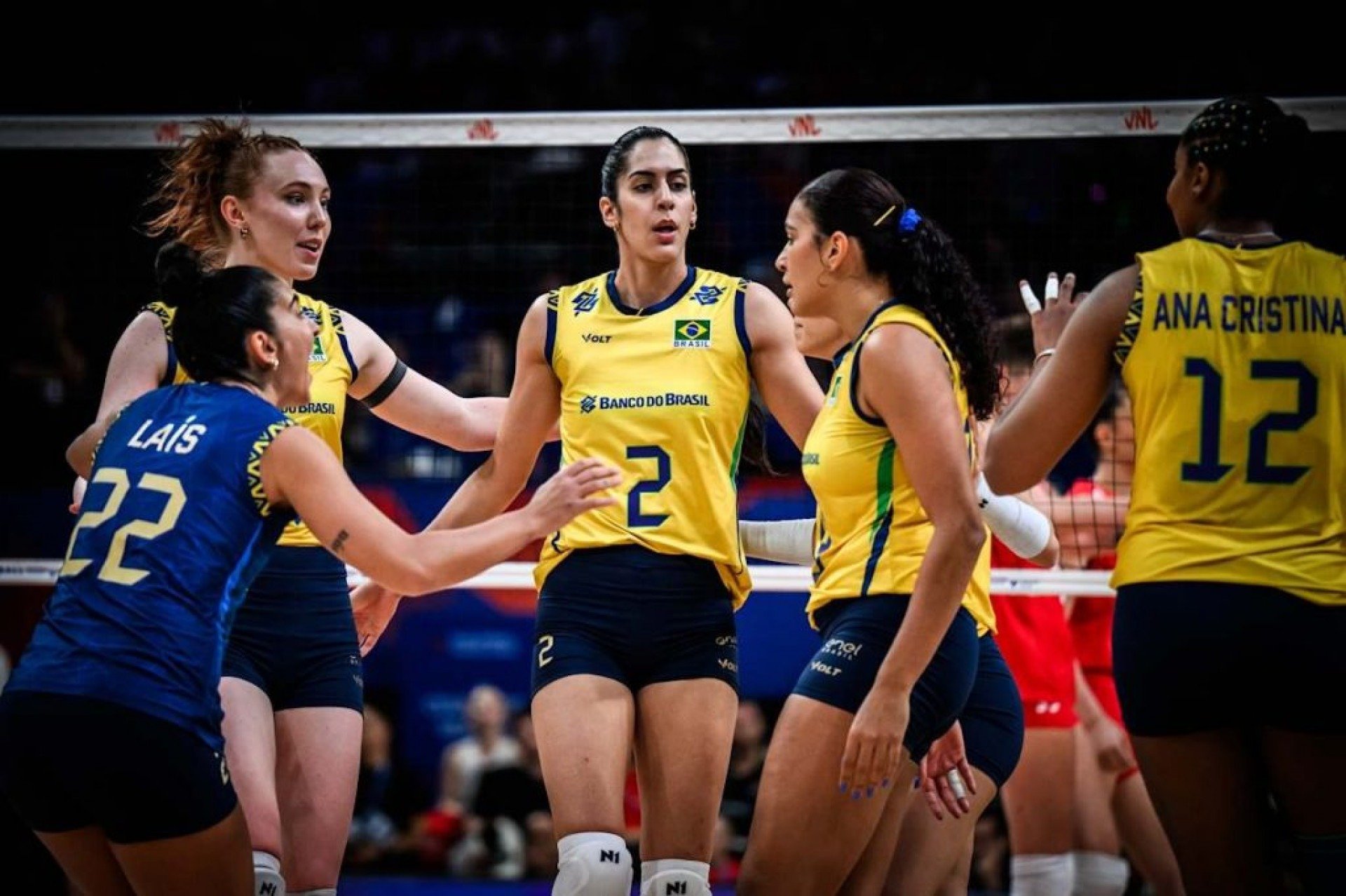 Chaveamento VNL Feminina 2025: Confira caminho do Brasil até a final