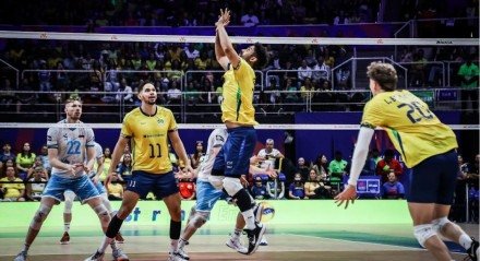 Seleção masculina de vôlei estreia na segunda semana da VNL na próxima quarta-feira (23) contra o Canadá e ainda terá outros adversários como China, Itália e Polônia