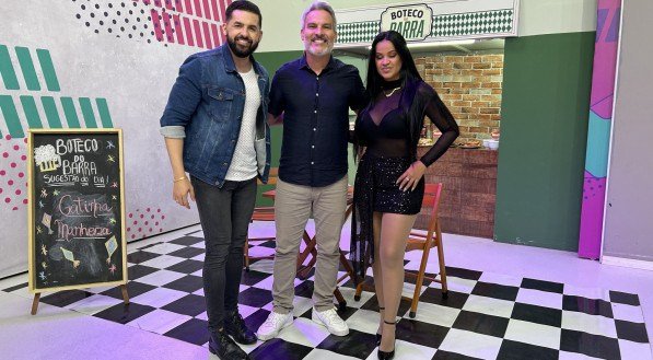 Flavio Barra recebeu a banda Gatinha Manhosa no Boteco da semana