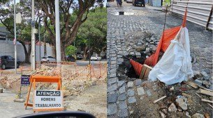 Obras sem conclusão espalhadas pelo Recife