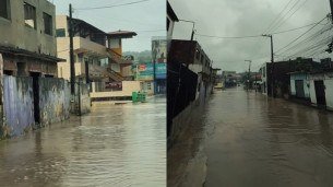 Chuvas provocaram inundações e alagamentos em Igarassu