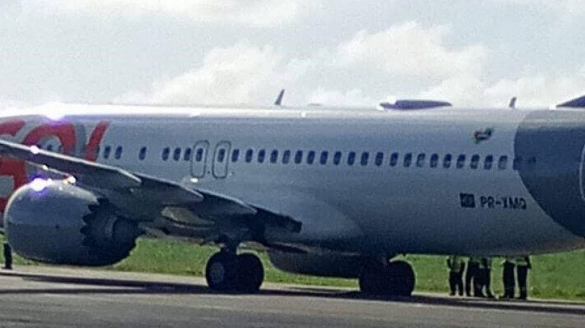 Aeronave da Gol afundou no aeroporto de Fernando de Noronha