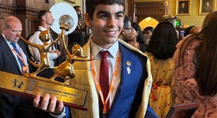 Caio Temponi é reconhecido como uma das 100 crianças prodígio do mundo
