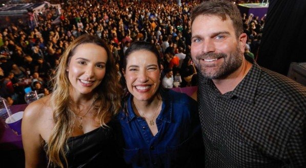 Raquel Lyra recebida por Eduarda e Gustavo Gouveia no São João de Carpina