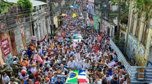 Lula durante agenda na Bahia, nesta quarta-feira (2)
