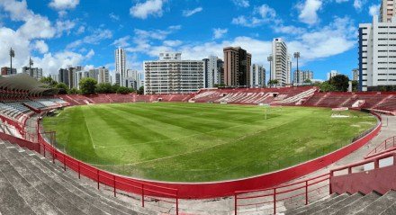 Imagem do estádio dos Aflitos, a casa do Náutico
