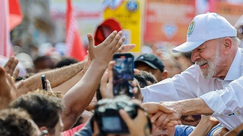 Presidente da República, Lula da Silva, durante Caminhada em Salvador