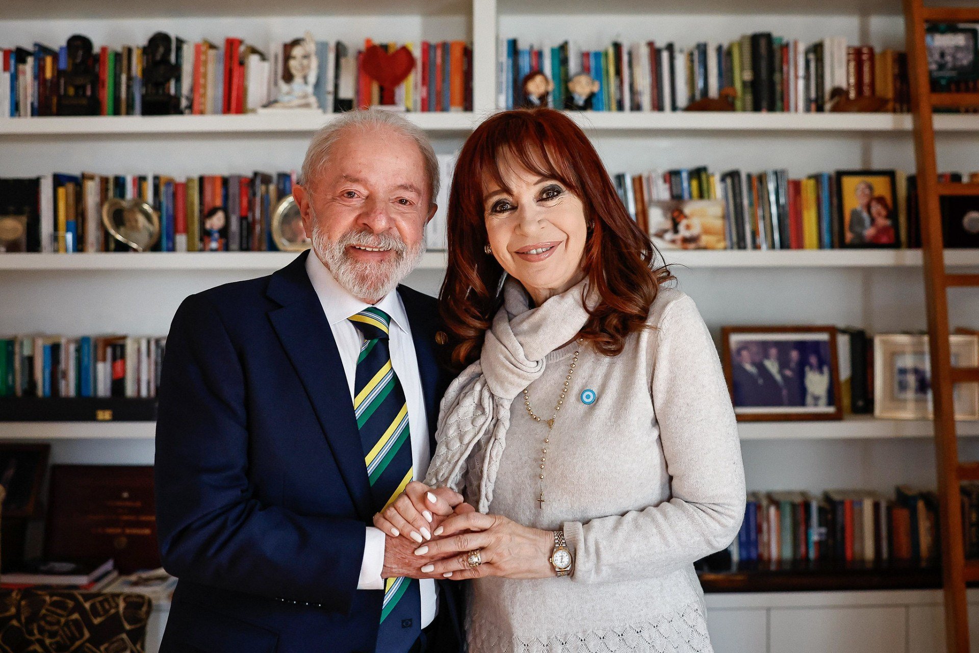  Lula visita Cristina Kirchner durante agenda da cúpula do Mercosul