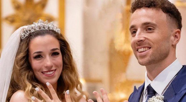Diogo Jota se casou com sua esposa, Rute Cardoso, em 22 de junho de 2025