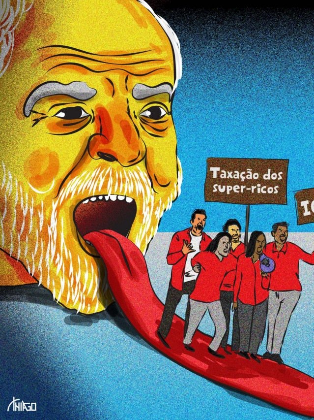 Charge do dia por Thiago Lucas