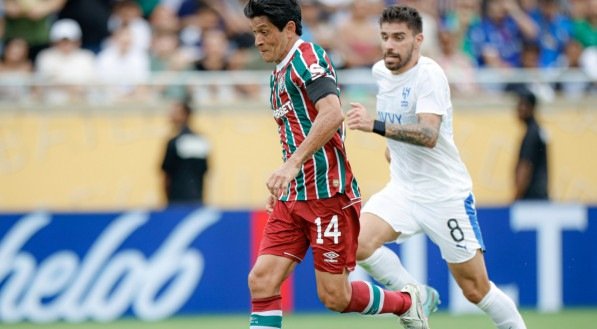 Germán Cano em jogo do Fluminense no Mundial de Clubes 2025