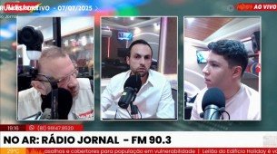 Enrico Ambrogini, diretor geral de futebol do Sport, em participação no Fórum Esportivo, da Rádio Jornal