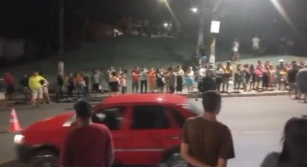 O incidente causou um longo congestionamento na BR-101