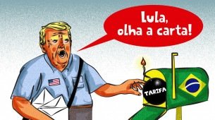 Carta de Trump a Lula com anúncio de tarifa de 50%