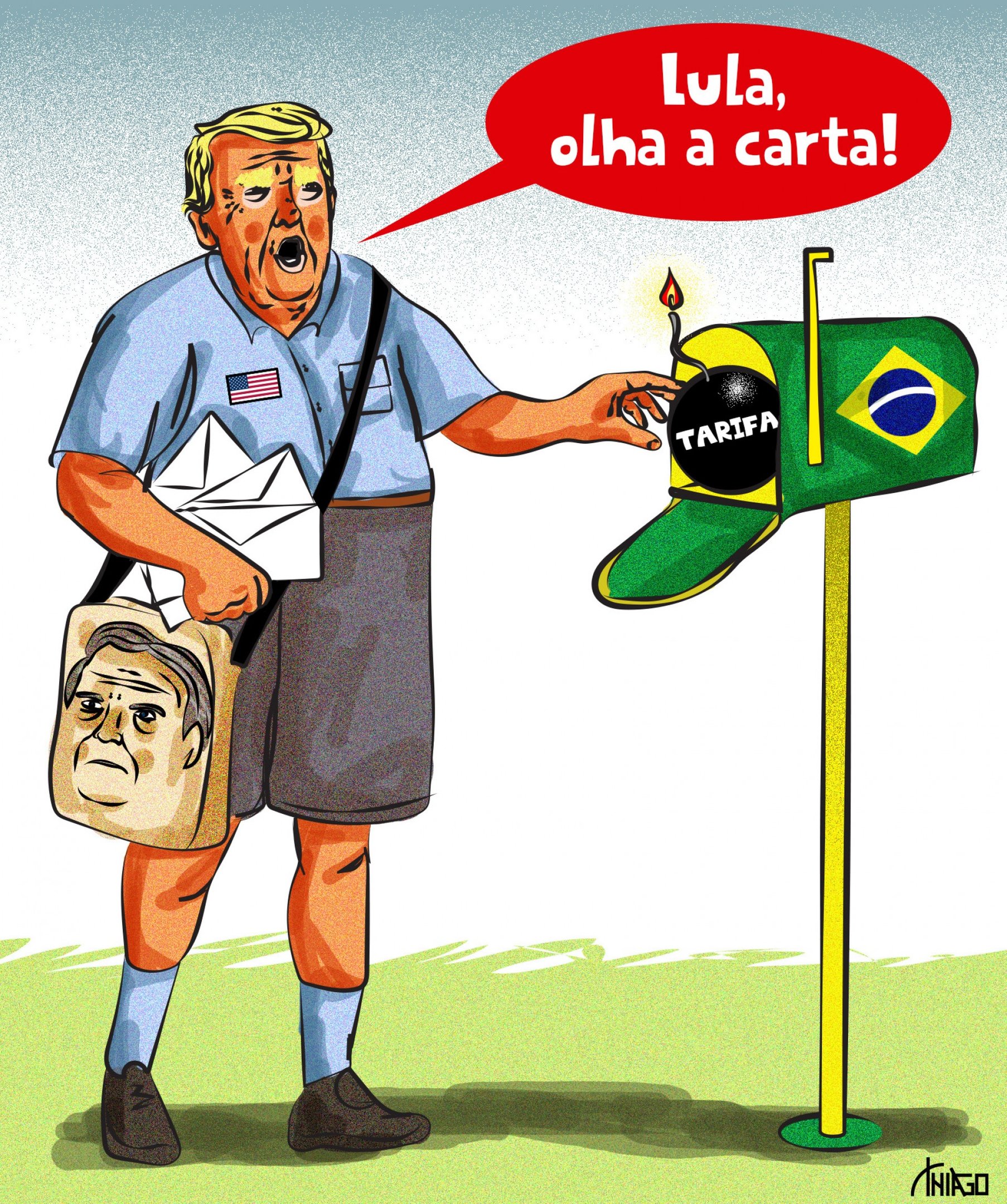 Charge do dia por Thiago Lucas