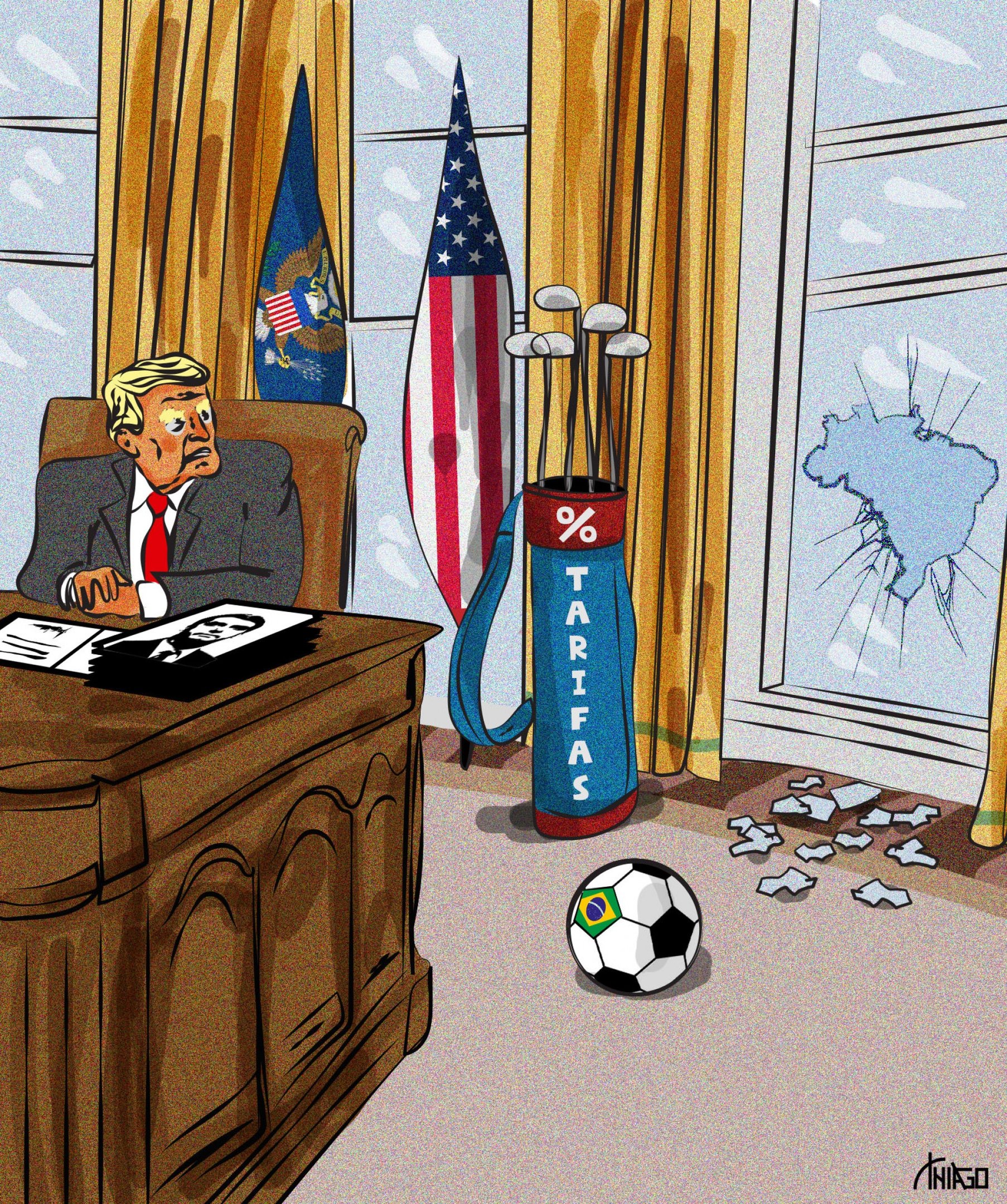 Charge do dia por Thiago Lucas