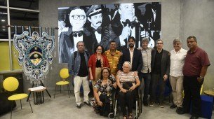 Diretoria do Instituto Capiba durante lançamento no Ponto BB, no Bairro do Recife