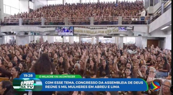 Imagem de congresso de mulheres em assembleia de Deus de abreu e Lima