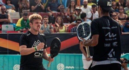 Giovanni Cariani alcançou seu melhor ranking após a final no Sand Series de Matosinhos em Portugal com o seu parceiro Daniel Mola