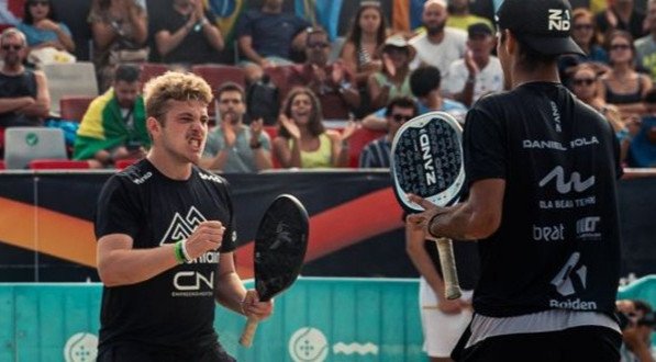 Giovanni Cariani alcançou seu melhor ranking após a final no Sand Series de Matosinhos em Portugal com o seu parceiro Daniel Mola