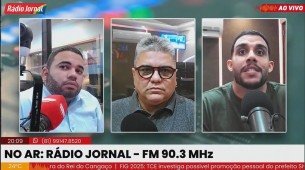 Participação de Marcelo Cabo, técnico do Santa Cruz, no Fórum Esportivo, da Rádio Jornal