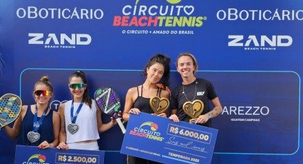 Lorena Melo e Marina Ohno foram campeÃ?Â£s no feminino e no masculino o brasileiro Matheus Merlo e o chileno Alexander Beller levantaram a taÃ?Â§a