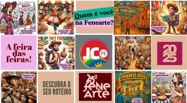Quem é você na Fenearte? Descubra seu perfil e faça um roteiro personalizado pela feira