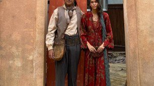 Mateus Honori e Theresa Fonseca em "Guerreiros do Sol"