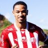 Lucas Cardoso, meia do Náutico, em apresentação oficial